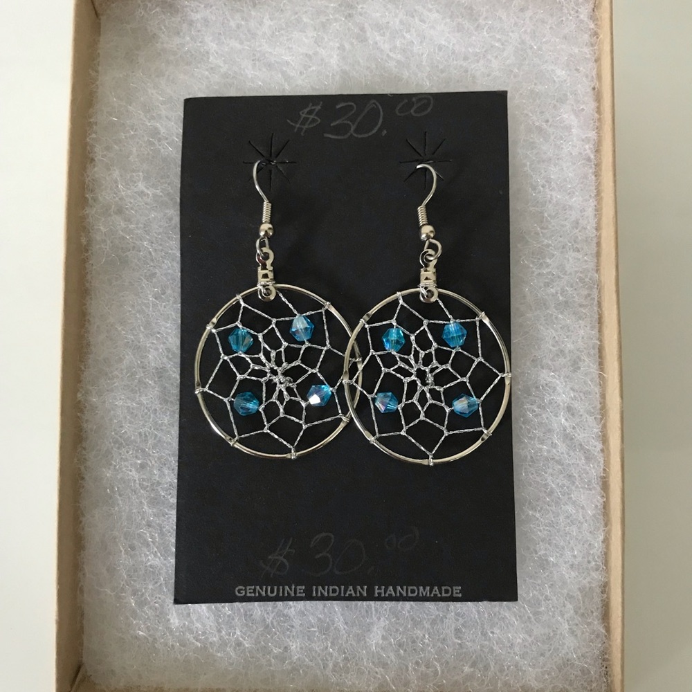 Handmade Earrings & Dream Catcher